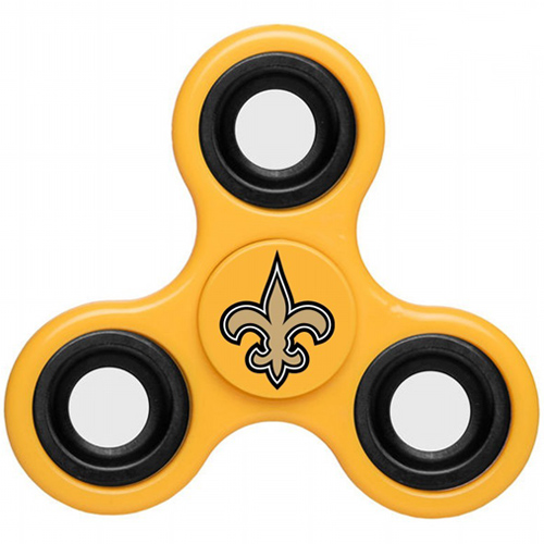 NFL New Orleans Saints 3 Way Fidget Spinner D12